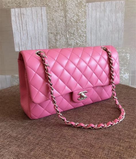 chanel fuchsia bag|chanel lambskin medium bag.